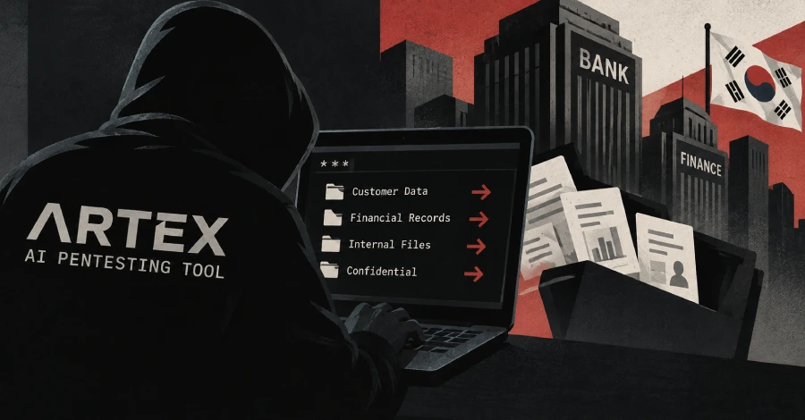 ARTEX AI Pentesting Tool Weaponized Against South Korean Financial Firms