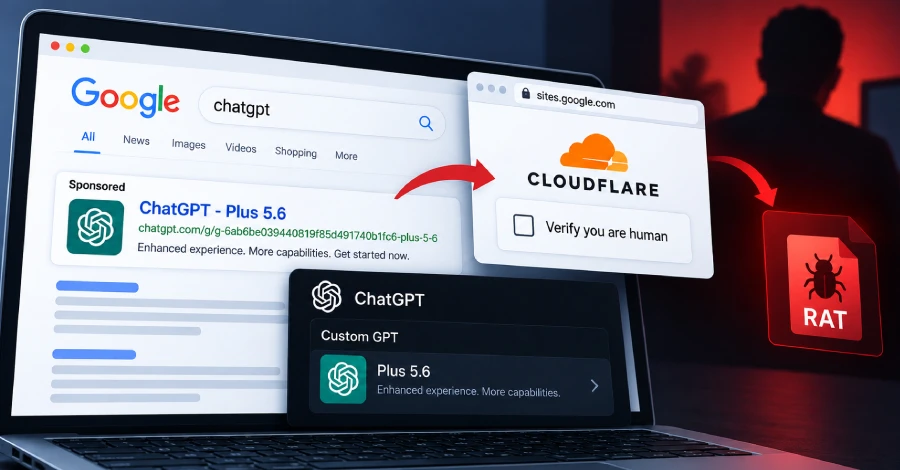 Attackers Abuse ChatGPT Custom GPTs to Deliver RAT via ClickFix