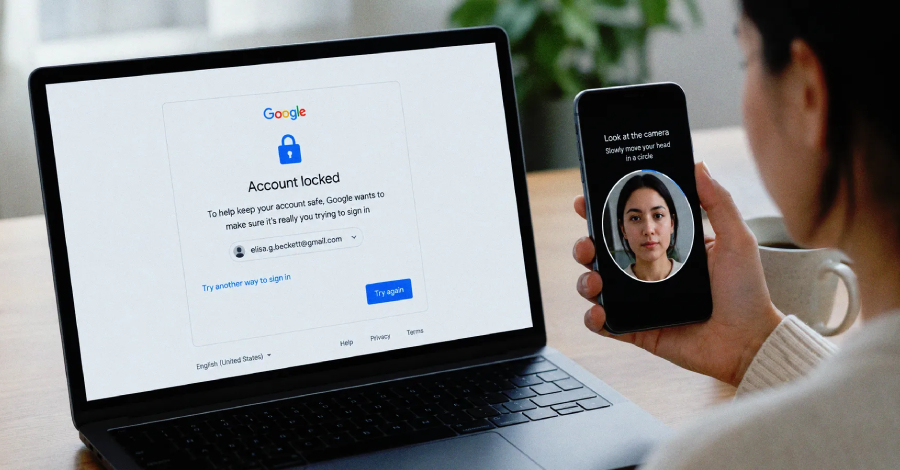 Google Adds Selfie Video as Account Recovery Option